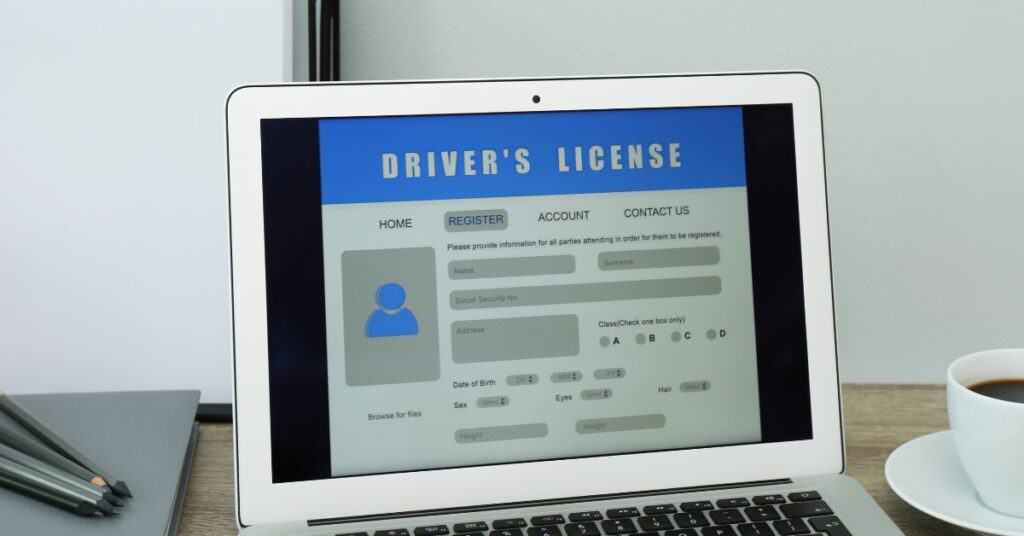 בקשה לרישיון נהיגה