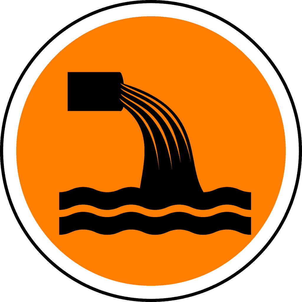 סמל של תעלת מים